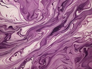 Purple Abstract Marbling Art
