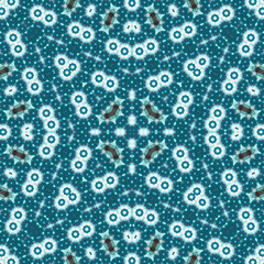 Seamless square pattern. Symmetric pattern texture