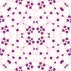 Seamless square pattern. Symmetric pattern texture