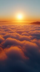 Fototapeta premium Sunrise Above the Clouds