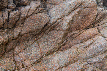 Wall stone nature at the A Coruña beach, perfect for wallpapers, background and home decoration