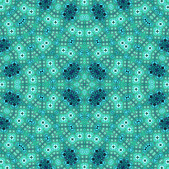 Seamless square pattern. Symmetric pattern texture