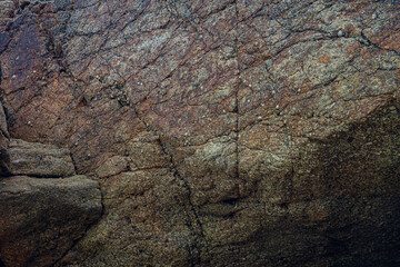 Wall stone nature at the A Coruña beach, perfect for wallpapers, background and home decoration