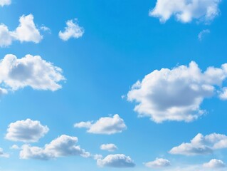 Fototapeta premium Beautiful Clouds in a Blue Sky