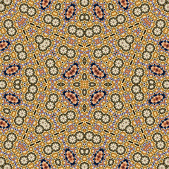 Seamless square pattern. Symmetric pattern texture