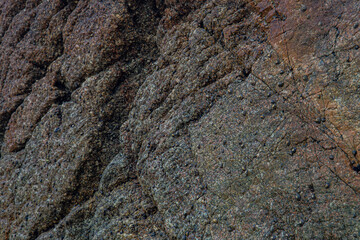 Wall stone nature at the A Coruña beach, perfect for wallpapers, background and home decoration