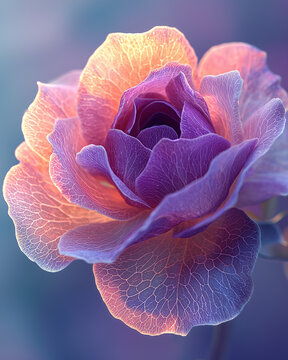 Rose &Eacute;panouie en Gros Plan avec Effet Bokeh