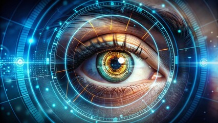 Low Light Photography of a Digital Identification System Focusing on Eye Pupil Recognition with Advanced AI Technology for Enhanced Security and Privacy Solutions