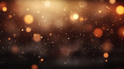A mesmerizing abstract background featuring glowing golden bokeh lights, creating a warm and enchanting atmosphere.