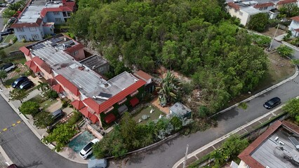 Obraz premium Aftermath of Hurricane Milton in the Heart of Florida