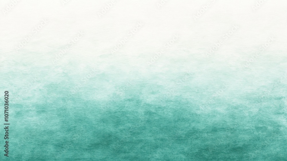 Poster a soothing gradient of teal and white, creating a calm and serene backdrop for various design applic
