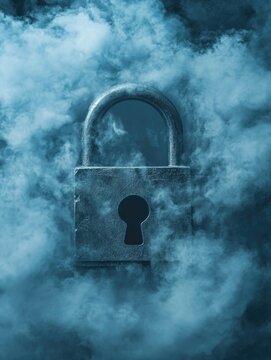 Cryptic Vigilance: Lock and Key Amidst Fog