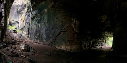 Panorama of Gomantong Cave