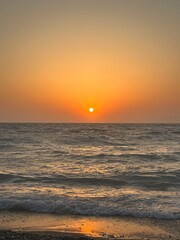 Fototapeta premium sunset over the sea