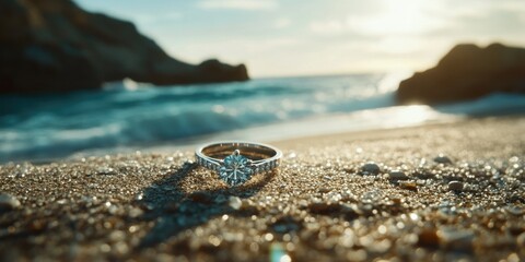 Romantic Beach Proposal