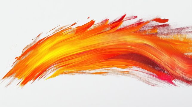 An abstract burst of fiery colors in warm tones of orange, red, and yellow, creating a sense of energy and movement.