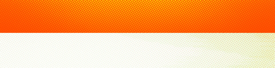 Orange and white gradient pattern panorama widescreen background