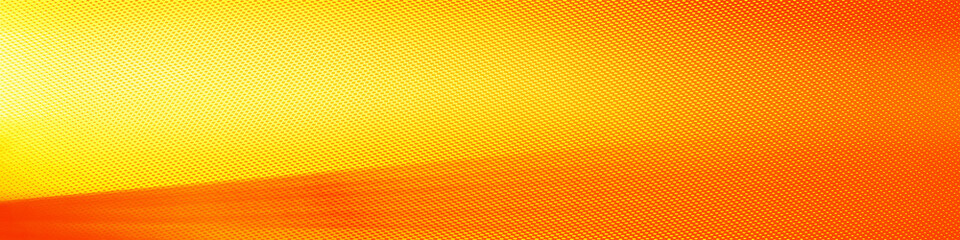 Obraz premium Yellow and Orange abstract panorama widescreen background, Suitable for Advertisements, Posters, Banners, Anniversary, Party, Events, Ads and various graphic design works
