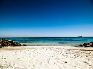 Beach in Vada, Italy.