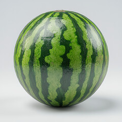Fresh Watermelon on White Background