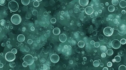 Bubbles with vibrant rainbow hues scattered across a light background, forming a lively, abstract pattern that highlights transparency and luminous reflections