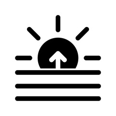 Sunrise icon template