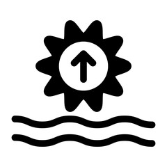 Sunrise icon template