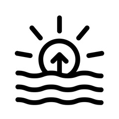 Sunrise icon template