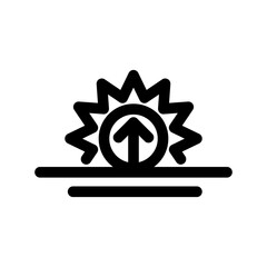 Sunrise icon template