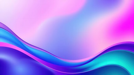 Abstract and colorful gradient background with flowing waves in vibrant hues of pink, purple, blue, and green, aesthetic, colorful, vibrant