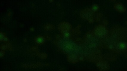 Dark green abstract background with a grainy texture and soft bokeh highlights, creating a mysterious and atmospheric look, ideal for subtle digital designs