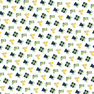 Festive Gift Wrap Winter Holidays Card Yuletide Pattern Kwanzaa Design Hanukkah Happy Holidays Seasons Greetings 1130