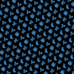 Festive Gift Wrap Winter Holidays Card Yuletide Pattern Kwanzaa Design Hanukkah Happy Holidays Seasons Greetings 1131