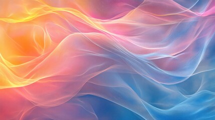 Obraz premium blue, pink, purple and yellow abstract gradient background for social media wallpaper and festive background like Christmas and Valentine