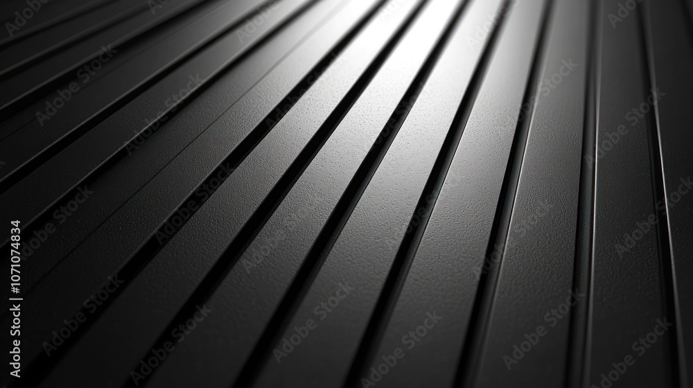 Poster black parallel lines with textured surface