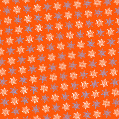 Winter Snowflakes Festive Gift Wrap Winter Holidays Card Yuletide Pattern Kwanzaa Design Hanukkah Happy Holidays Seasons Greetings 1135