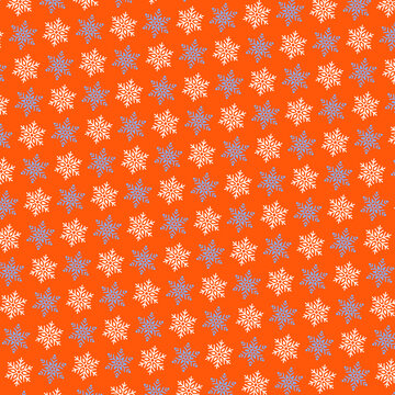 Winter Snowflakes Festive Gift Wrap Winter Holidays Card Yuletide Pattern Kwanzaa Design Hanukkah Happy Holidays Seasons Greetings 1135