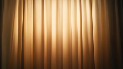Obraz premium Soft light filters through elegant curtains to create a cozy ambiance