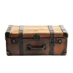 Old Metal Toolbox Photo on Transparent Background