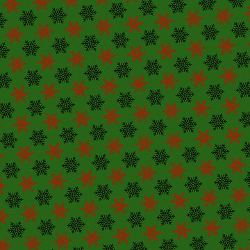 Winter Snowflakes Festive Gift Wrap Winter Holidays Card Yuletide Pattern Kwanzaa Design Hanukkah Happy Holidays Seasons Greetings 1140