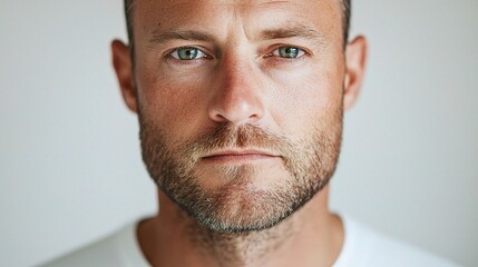Naklejka premium Serious Portrait of an Adult Male
