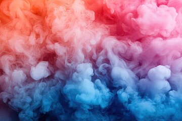 Fototapeta premium Abstract Swirling Blue, Pink, and White Smoke
