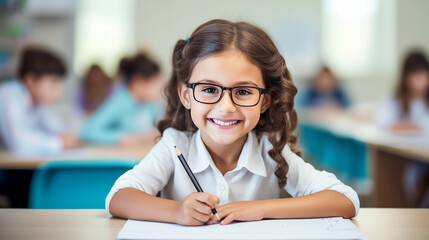 Back To School. Children in the classroom