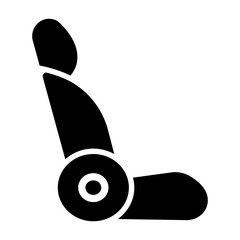 car seat Solid icon