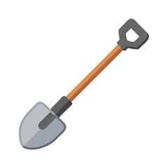 trowel isolated on white