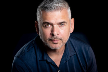 Obraz premium Stylish Male mid-50s Alpha key