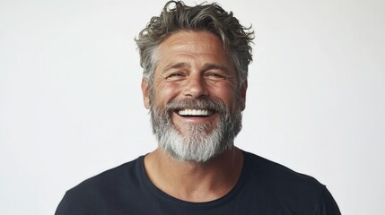 Obraz premium Humorous Bearded Man