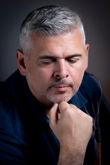 Obraz premium Stylish Male mid-50s