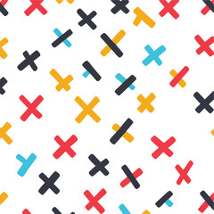 Stylish Hashtag Icon Seamless Pattern for Social Media Marketing Design