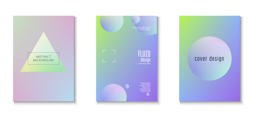 Minimal Background. Gradient Shape. Pink Holographic Set. Abstract Design. Aesthetic Hipster Elements. Hologram Banner. Astronaut Radial Template. Purple Minimal Background
